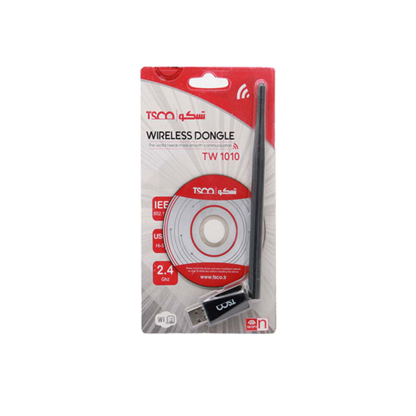 45555454545 دانگل Wifi آنتن دار تسکو مدل TW 1010 - Image 1