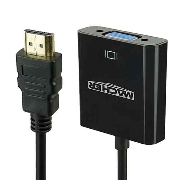 544444445 مبدل HDMI به VGA مچر MACHER MR-207 با صدا - Image 1