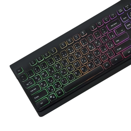کیبورد گیمینگ سیم دار تسکو RGB مدل TK 8031