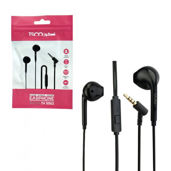 25555155 هنزفری سیم دار تسکو 5062 - Image 1