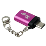 رابط OTGتایپ سی فلزی آویز دار King Plus HK-14