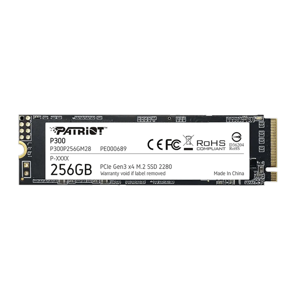 54554 حافظه SSD پاتریوت مدل Patriot P300 M.2 2280 256GB NVMe - Image 1