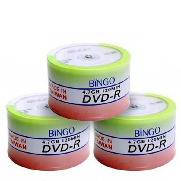 57778578 دی وی دی خام DVD BINGO بسته 50 تایی - Image 1
