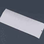 لیبل حروف فارسی کیبورد ساده شفاف فونت سفید - Image 3