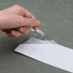 لیبل حروف فارسی کیبورد ساده شفاف فونت سفید - Image 2