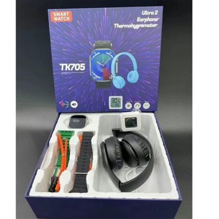 پکیج ساعت هوشمند و هدفون و دماسنج Ultra 2 TK705
