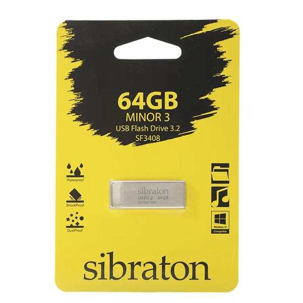 64 gb فلش مموری سیبراتون 64 گیگ مدل SF3408 - Image 1