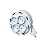 رابط برق 4 خانه سیم جمع شو امگا 5 متری - Image 2