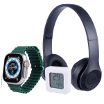 پکیج ساعت هوشمند و هدفون و دماسنج Ultra 2 TK705 - Image 2