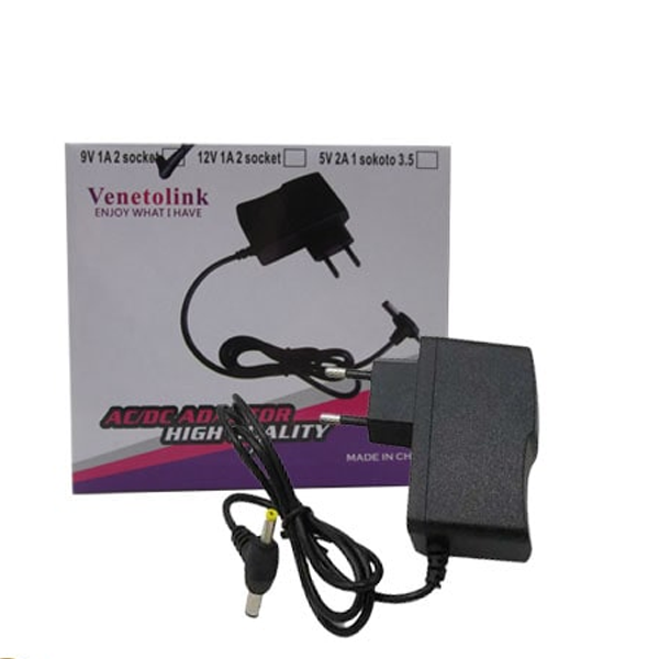 112112112122112 آداپتور VENETOLINK دوسر 9 ولت 1 آمپر - Image 1