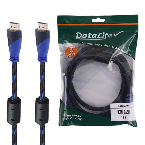 65565656566565 کابل 1.5 متری HDMI کنفی دیتالایف DATALIFE - Image 1
