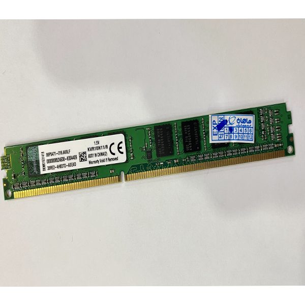 546551515 رم کامپیوتر دست دوم 8 گیگ DDR3 کینگ استون باس 12800 - Image 1