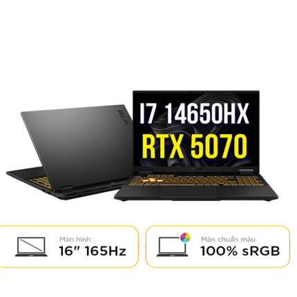 لپ تاپ 16 اینچی ایسوس مدل TUF Gaming F16 FX608JPR i7-14650HX/ 16GB /1TB SSD /8GB RTX 5070