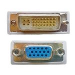 مبدل DVI to VGA نوع 24+5